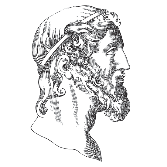 Aristotle portrait sketch - intellectual property